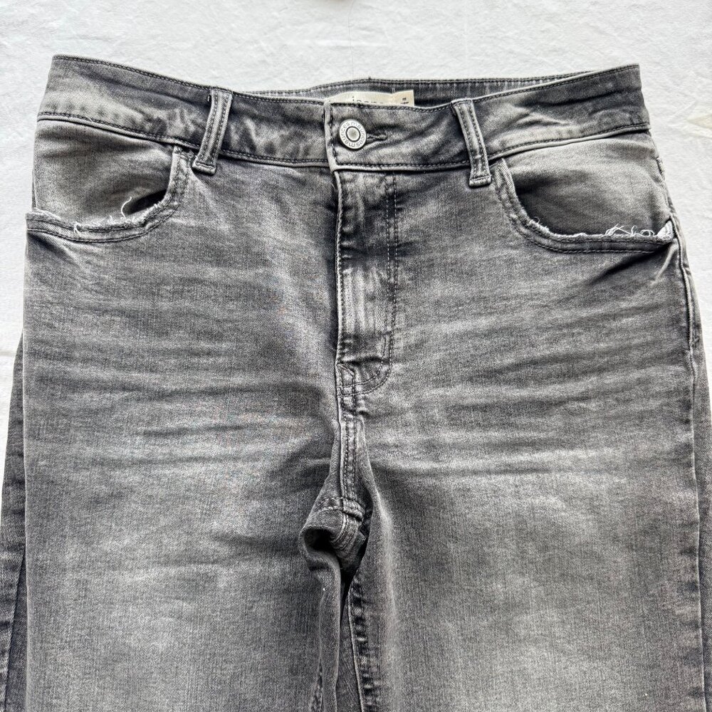M Jeans Maurices Super Skinny High Rise Curvy Fit Gray Denim Jeans M Short - Picture 4 of 10